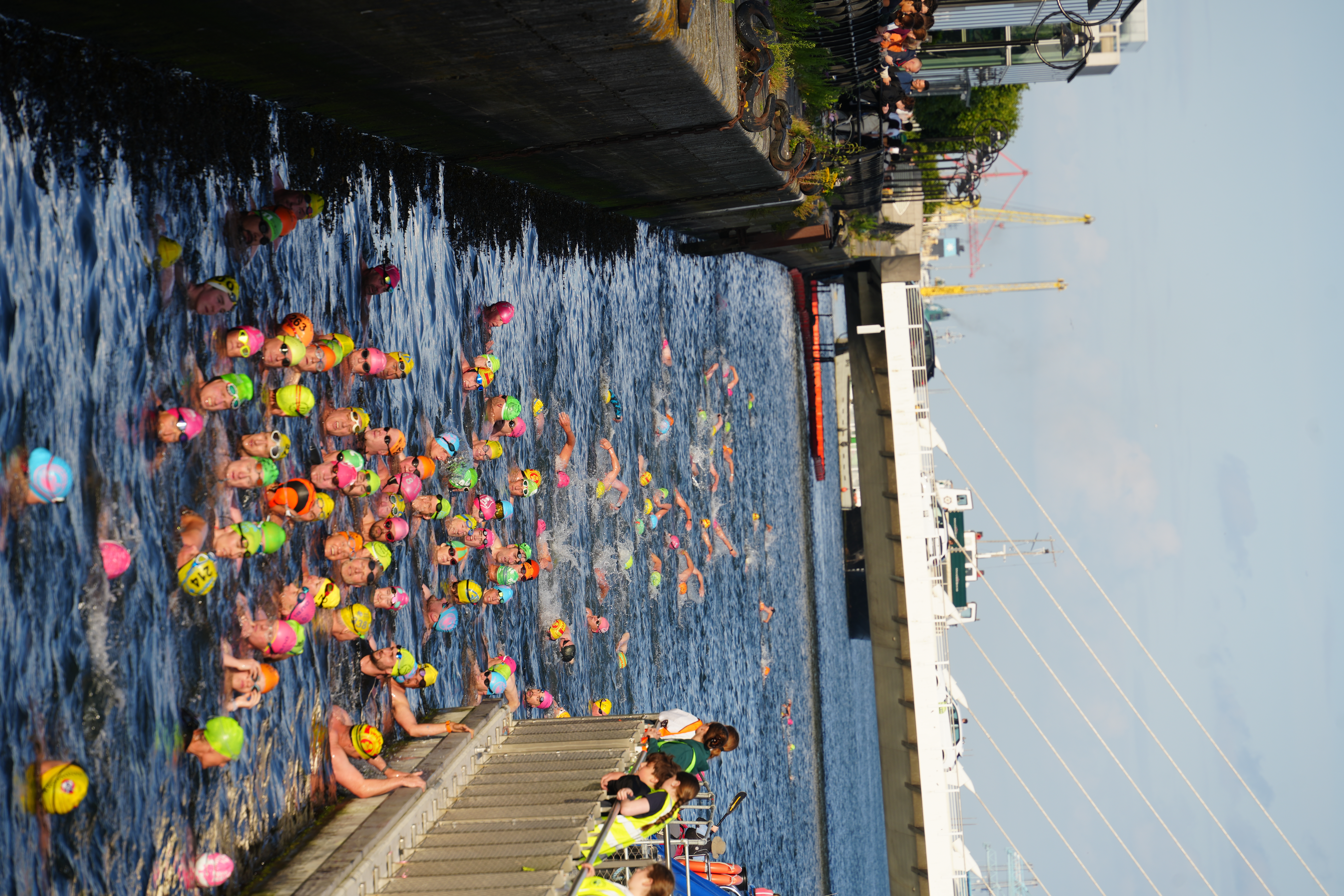 Swimmers at the start